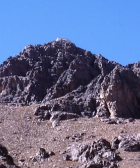 Die Gipfelpyramide des Gebel Katharina