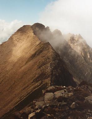 Grat zum Vorder Grauspitz