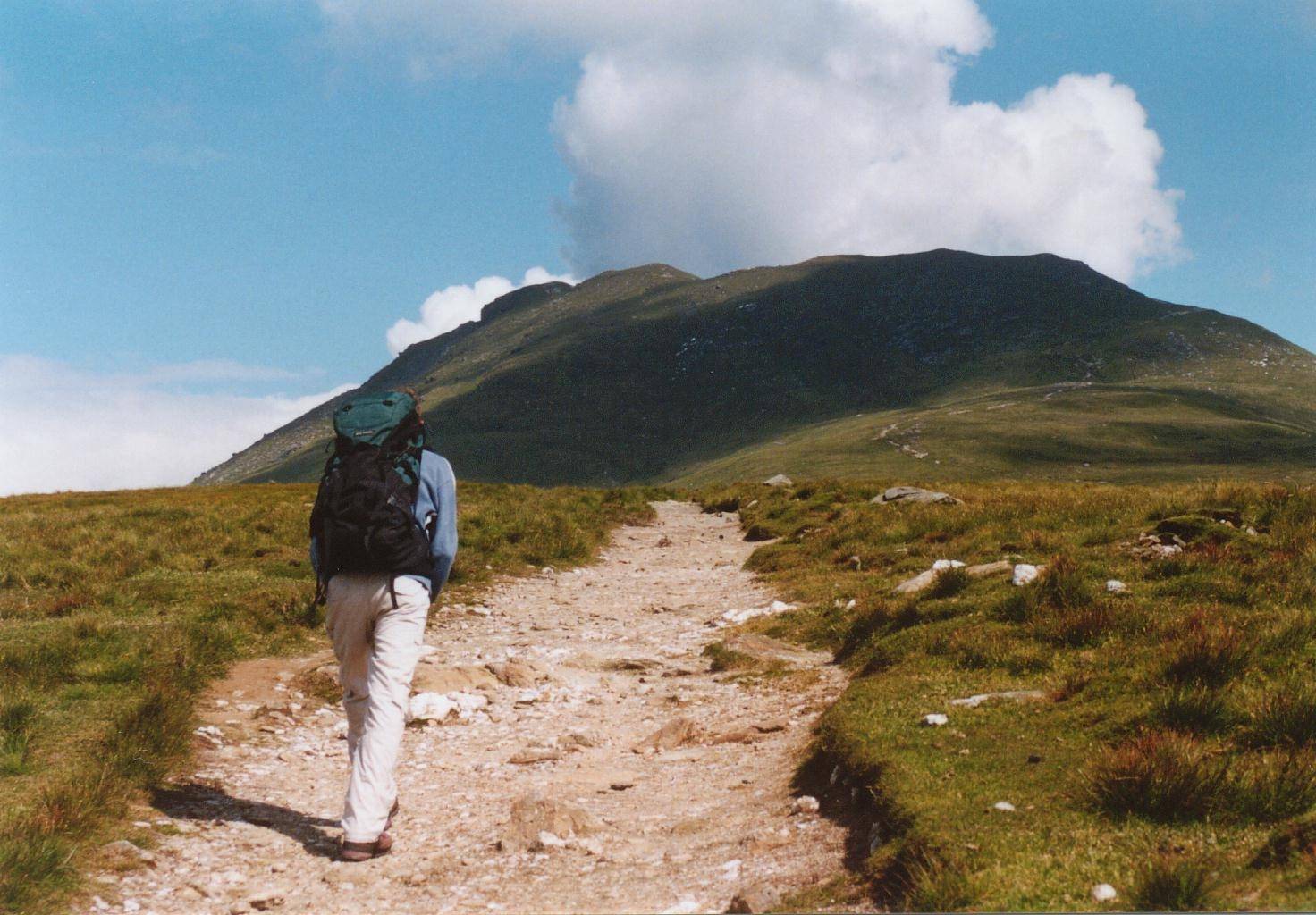 Aufstieg zu unserem ersten Munro