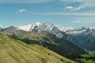 Marmolada vom Sellajoch
