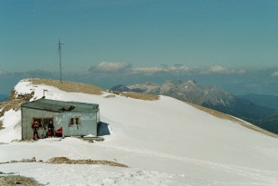 Gipfelhütte Capanna Punta Penia