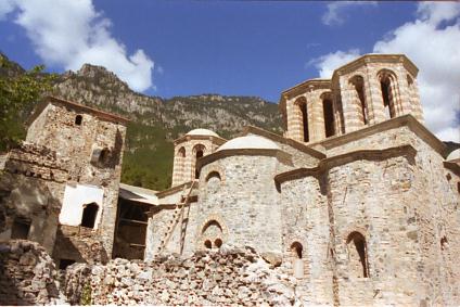 Im Kloster Aghios Dionisios