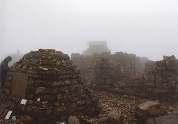 Null Sicht am Gipfel