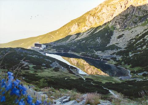 Das Schlesierhaus am Bergsee Velicke pleso