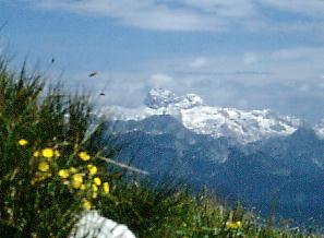 Triglav vom Gipfel des Sija