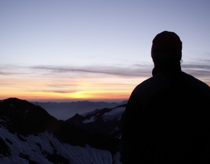 Sonnenaufgang am Becherhaus