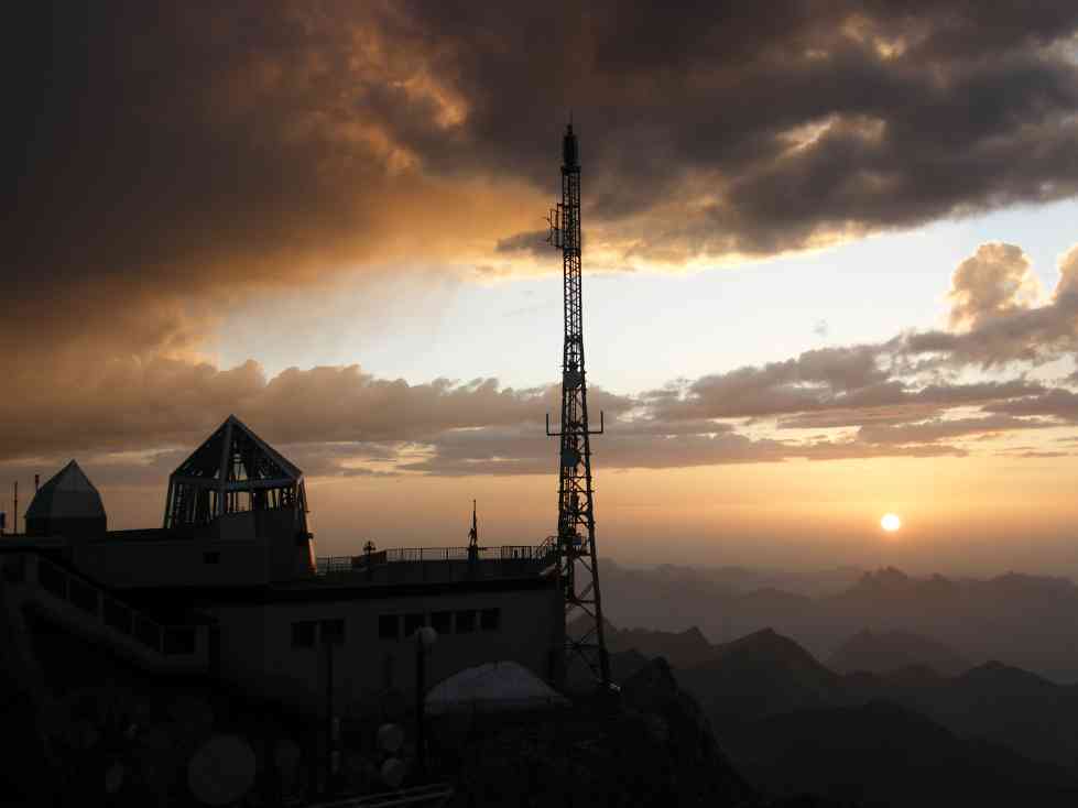 Abend an der Zugspitze